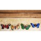 MOTYL DEKORACYJNY 26CM CZERWONY