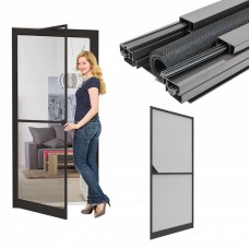 MOSKITIERA DRZWI ALU 100X215 ANTRACYT