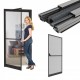 MOSKITIERA DRZWI ALU 100X215 ANTRACYT