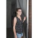 MOSKITIERA DRZWI LAMELE 100X220 CM ZAMKNIĘCIEM NA MAGNES