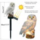 SOWA LAMPA SOLARNA 11x8x44CM