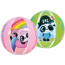 PIŁKA PLAŻOWA DMUCHANA PANDA 40CM 53014 ZIELONY