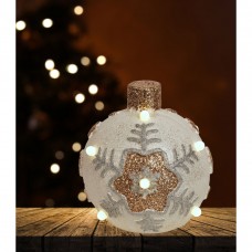 BOMBKA DEKORACYJNA Z LAMPKAMI LED fi 26CM