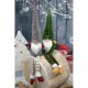 SKRZAT DEKORACYJNY 30+15CM SZARY
