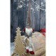 SKRZAT DEKORACYJNY 30+15CM SZARY