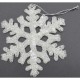 PŁATEK ŚNIEGU BOMBKA ZAWIESZKA SNOWFLAK 2SZT WZÓR 6 RAMION