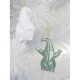 MIKOŁAJ ŚWIĄTECZNY CERAMICZNY BOMBKA 7,8CM 1 szt