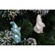 MIKOŁAJ ŚWIĄTECZNY CERAMICZNY BOMBKA 7,8CM 1 szt