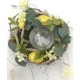 ŚWIECZNIK DEKORACYJNY ŻÓŁTY 16CM NA TEA LIGHT