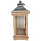 DEKORACYJNA LAMPA DREWNIANA wys 43cm