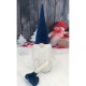 SKRZAT DEKORACYJNY Z GRANATOWĄ CZAPKĄ 31+18CM