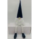 SKRZAT DEKORACYJNY Z GRANATOWĄ CZAPKĄ 31+18CM