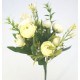 BUKIET PIWONII ECRU 35 CM