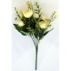 BUKIET PIWONII ECRU 35 CM