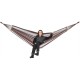 HAMAK OGRODOWY 2 OSOBOWY LUXE XXL 250x150CM Z DRĄŻKIEM BRĄZOWY