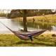 HAMAK OGRODOWY 2 OSOBOWY LUXE XXL 250x150CM Z DRĄŻKIEM BRĄZOWY