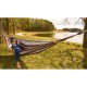 HAMAK OGRODOWY 2 OSOBOWY LUXE XXL 250x150CM Z DRĄŻKIEM BRĄZOWY