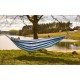 HAMAK OGRODOWY 2 OSOBOWY XXL 250x150CM NIEBIESKI