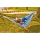 HAMAK OGRODOWY 2 OSOBOWY XXL 250x150CM NIEBIESKI