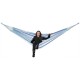 HAMAK OGRODOWY 2 OSOBOWY LUXE XXL 250x150CM Z DRĄŻKIEM NIEBIESKI