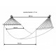 HAMAK STANDARD 1 OSOBOWY 200x100CM ROYOKAMP