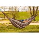 HAMAK OGRODOWY 2 OSOBOWY XXL 250x150CM BRĄZOWY
