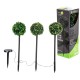 ZESTAW LAMP SOLARNYCH 3 KUL BUKSZPANOWYCH 27 LED