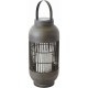 LAMPA SOLARNA KOLUMNA RATANOWA 19x43CM BRĄZOWA