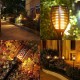 LAMPA SOLARNA POCHODNIA TAŃCZĄCE PŁOMYKI 10X10X83CM 36 LED