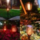 LAMPA SOLARNA POCHODNIA TAŃCZĄCE PŁOMYKI 10X10X83CM 36 LED
