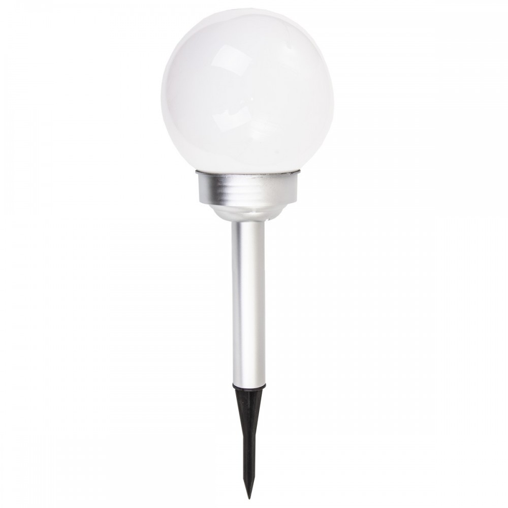 LAMPA SOLARNA KULA MLECZNA 15x44CM