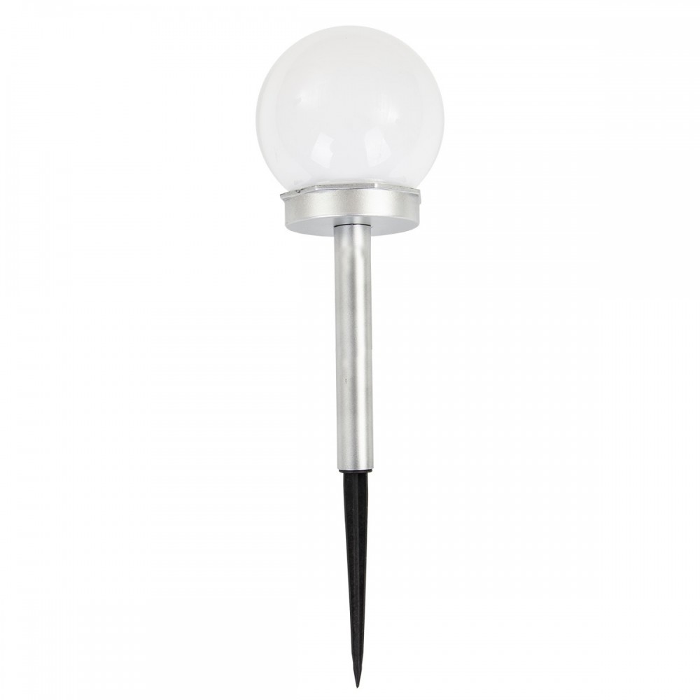 LAMPA SOLARNA KULA MLECZNA 10x35CM
