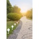LAMPA SOLARNA KULA MLECZNA 10x35CM