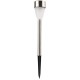 LAMPA SOLARNA 1 LED RGB 36,5CM INOX