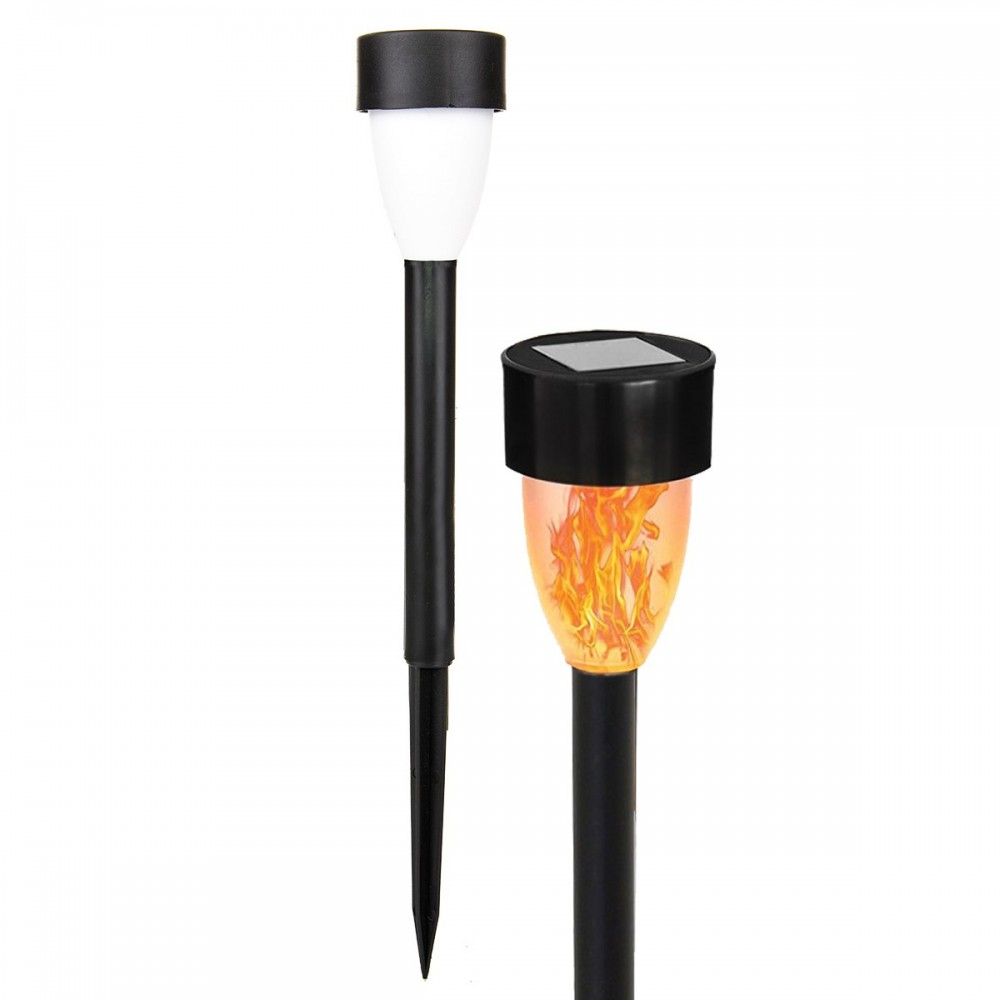 LAMPA SOLARNA Z EFEKTEM PŁOMIENIA 3xLED 36,5CM