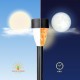 LAMPA SOLARNA Z EFEKTEM PŁOMIENIA 3xLED 36,5CM