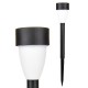 LAMPA SOLARNA Z EFEKTEM PŁOMIENIA 3xLED 36,5CM