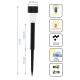 LAMPA SOLARNA LED O4,7x30,5cm PLASTIK KPL 10SZT