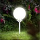 ZESTAW 6 LAMP SOLARNYCH KULA MLECZNA 20x53,5CM