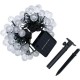LAMPA SOLARNA OGRODOWA GIRLANDA ŁAŃCUCH SOLARNY 6M 40LED