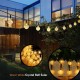 LAMPA SOLARNA OGRODOWA GIRLANDA ŁAŃCUCH SOLARNY 6M 40LED