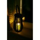 LAMPA SOLARNA RATANOWA 26,5CM BRĄZOWA