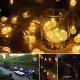 LAMPA SOLARNA OGRODOWA GIRLANDA ŁAŃCUCH SOLARNY 6M 40LED