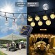 LAMPA SOLARNA OGRODOWA GIRLANDA ŁAŃCUCH SOLARNY 6M 40LED