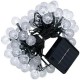 LAMPA SOLARNA OGRODOWA GIRLANDA ŁAŃCUCH SOLARNY 6M 40LED