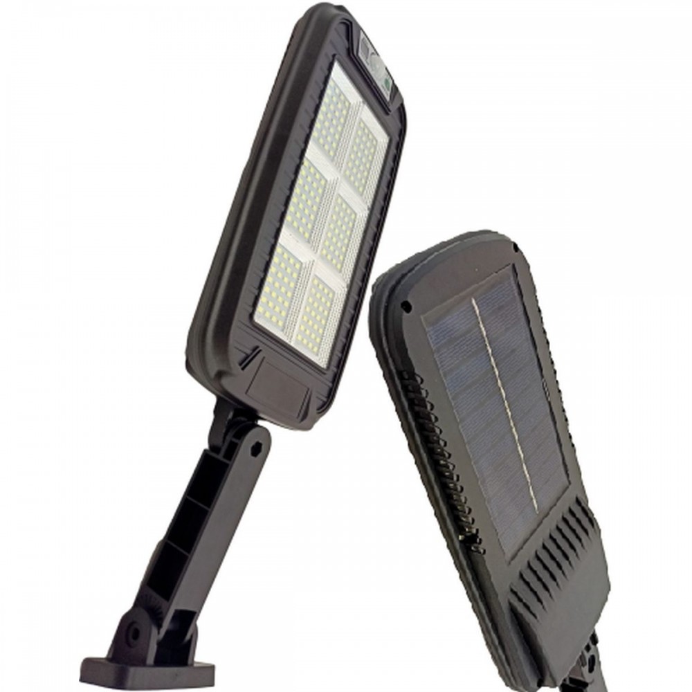 LAMPA ULICZNA LATARNIA SOLARNA 168LED + PILOT CZUJNIK RUCHU I ZMIERZCHU