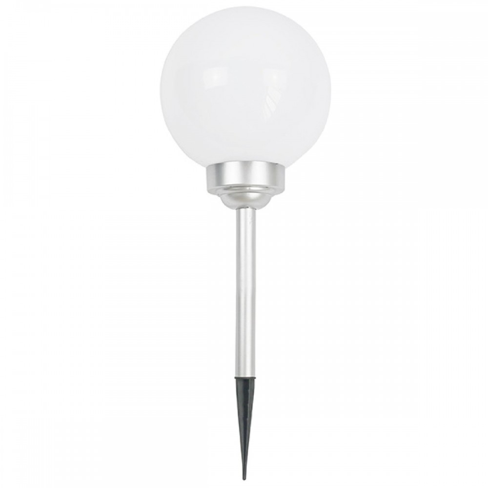 LAMPA SOLARNA KULA MLECZNA 20x53,5CM