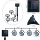 LAMPA SOLARNA ŁAŃCUCH SOLARNY 3M 4 ŁAPKI