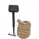 SZNUR JUTOWY Z LAMPAMI SOLAR 100 LED 8M