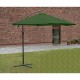 PARASOL OGRODOWY 300CM SKŁADANY NA WYSIĘGNIKU ZIELONY ANTRACYT